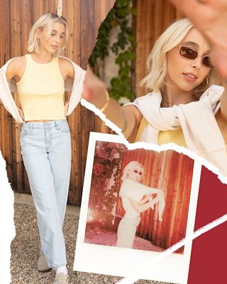 Emma Chamberlain in the Baggy Dad jean