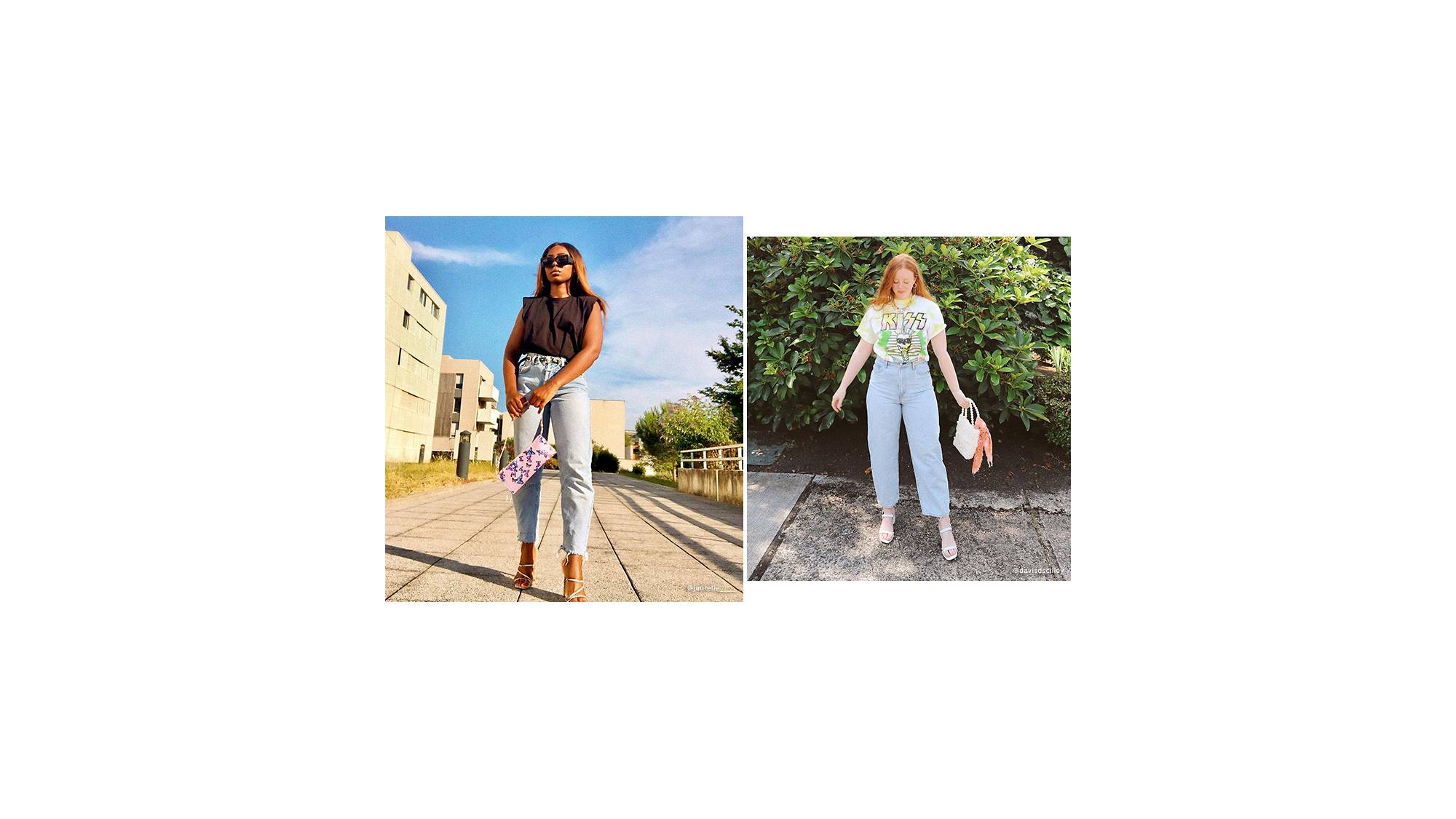 SPRING JEANS OUTFIT IDEAS 👖 denim outfits 2 ways - work wear
