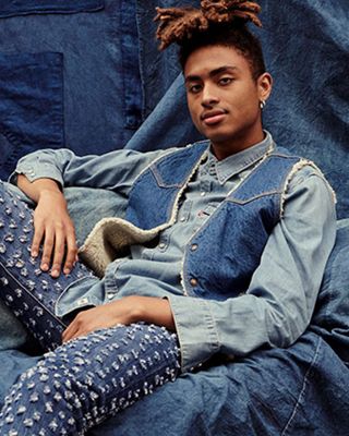 man and pair of jeans