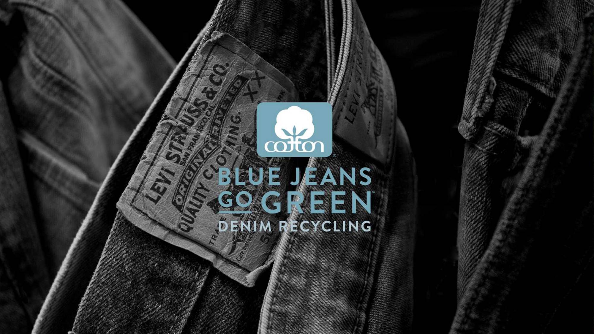 Blue jeans go green logo