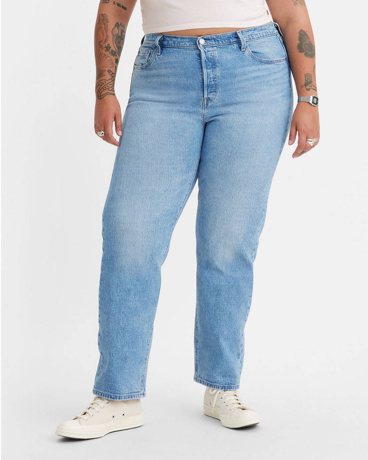 Plus Straight Jeans