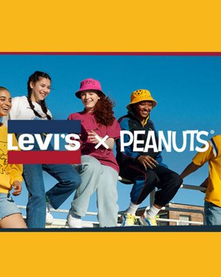 group of kids and snoopy