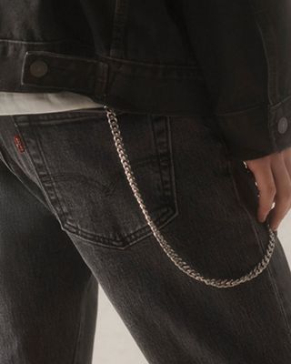 men wearing 3 different pairs of jeans