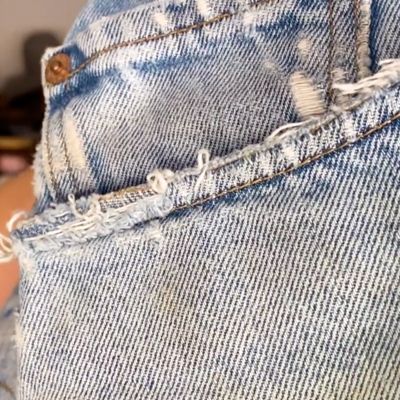 Denim twills on jeans