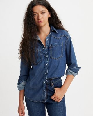 Women's Purple Button Up Shirts, Blouses & Tops | Levi's® US