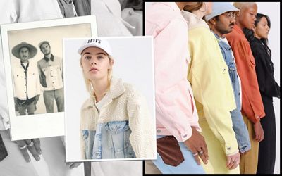 collage image of spring outfits