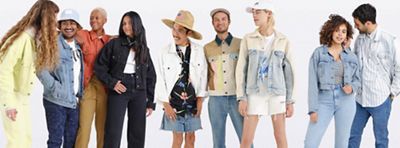 group of people wearing spring outfits