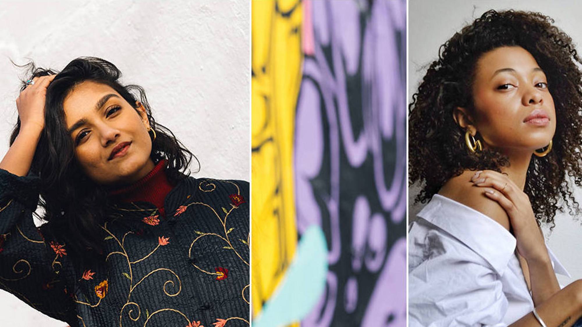 Side by side portraits of Tahia Islam and Eryn Danielle.