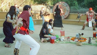 Xiuhtezcatl dancing for his ancestors