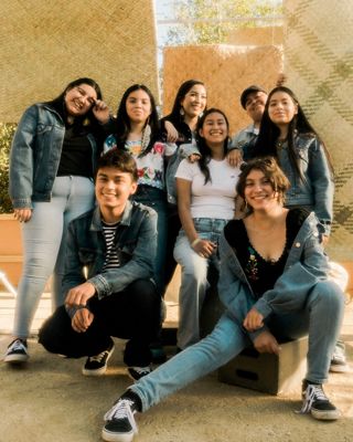 Xiuhtezcatl friends from his tribe