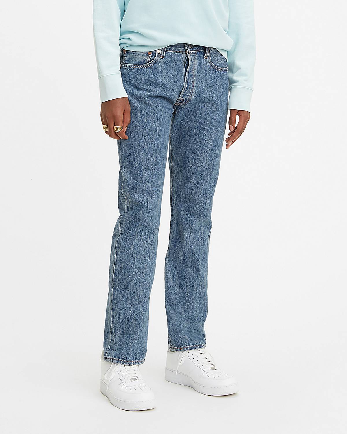 Model wearing 501® Original jeans